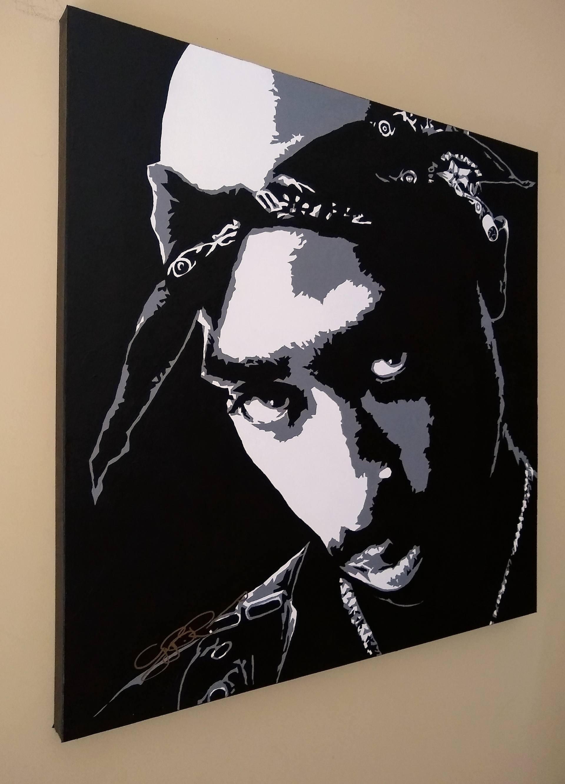 2pac Canvas Painting - Painting Photos