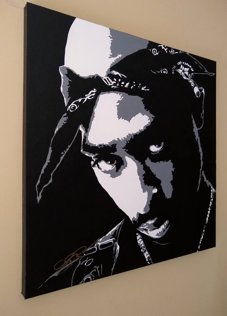 Original Figurative Pop Culture/Celebrity Painting by Guy B Roames