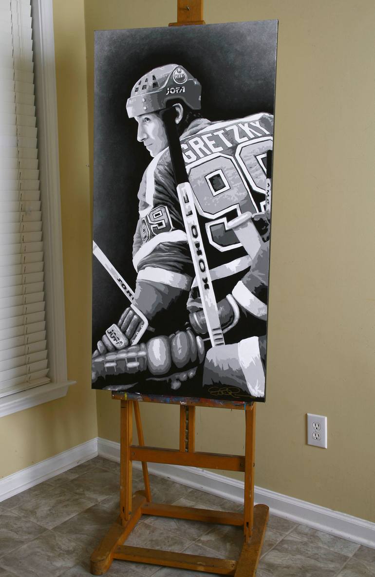 Original Figurative Sports Painting by Guy B Roames