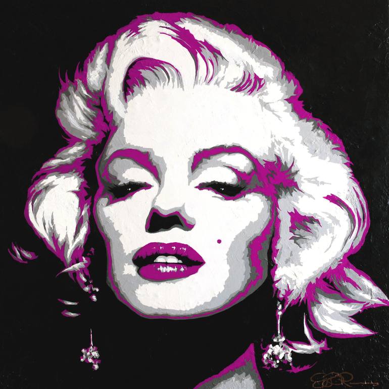 Marilyn Monroe Painting by Guy B Roames | Saatchi Art