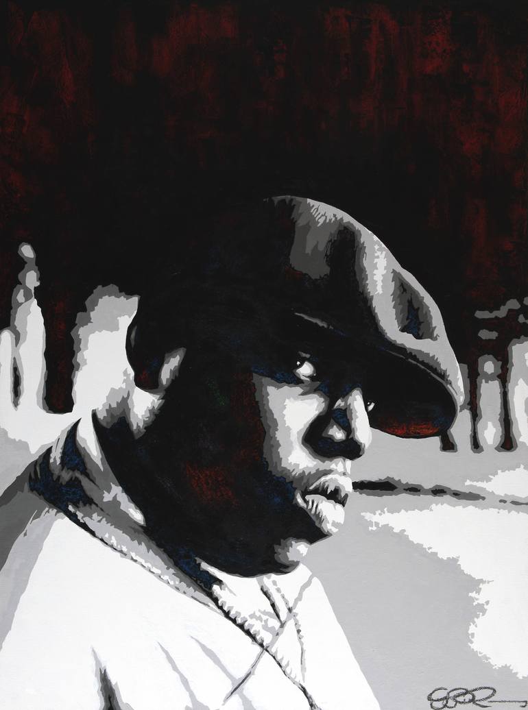 The Notorious BIG Painting by Guy B Roames | Saatchi Art