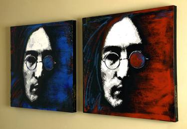 John Lennon (diptych) thumb