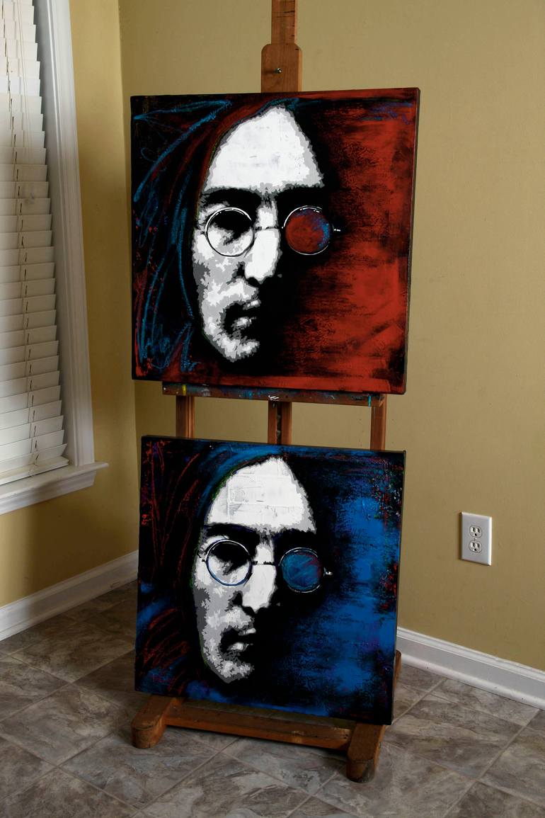 Original Abstract Pop Culture/Celebrity Painting by Guy B Roames