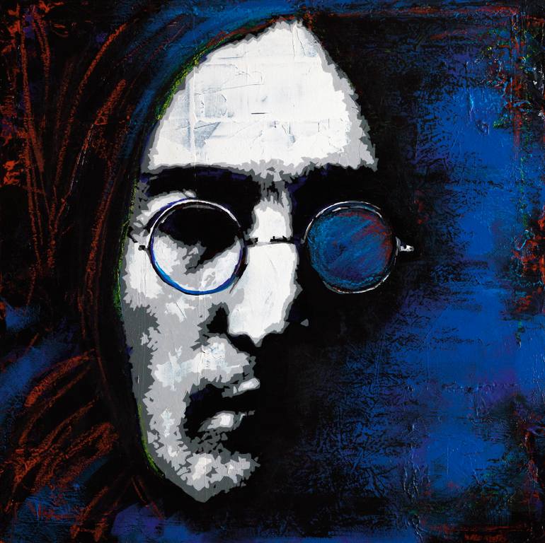 Original Abstract Pop Culture/Celebrity Painting by Guy B Roames