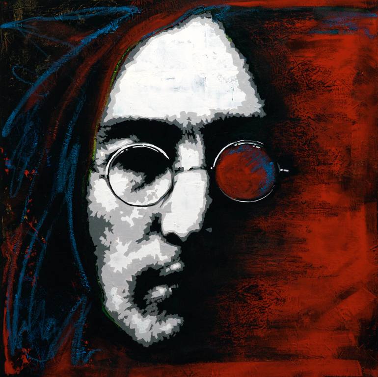 Original Abstract Pop Culture/Celebrity Painting by Guy B Roames