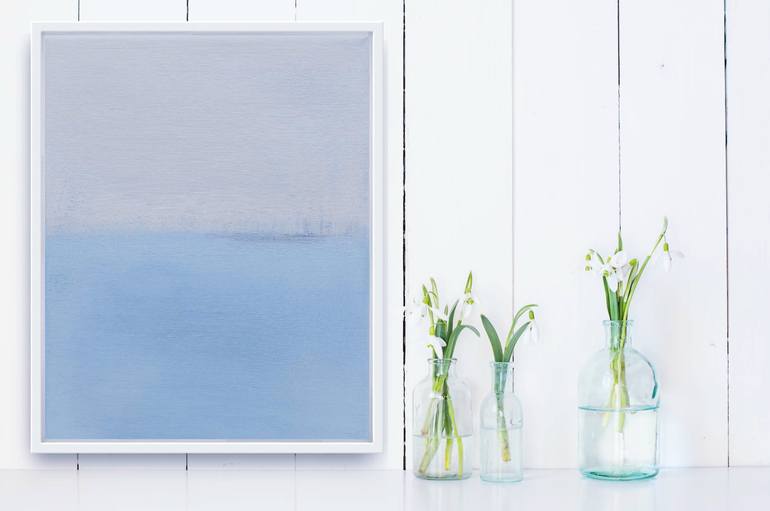 Original Seascapes Abstract Painting by Mechelle Rene