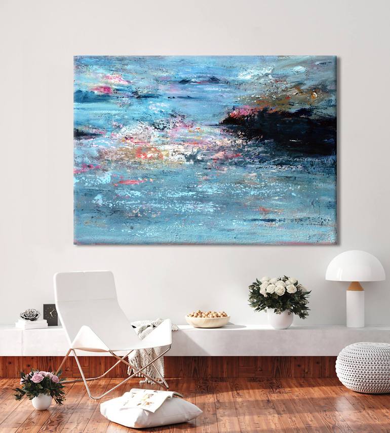 Original Modernism Abstract Painting by Veljko Martinovic