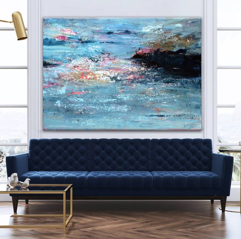 Original Modernism Abstract Painting by Veljko Martinovic