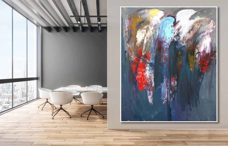 Original Fine Art Abstract Painting by Veljko Martinovic