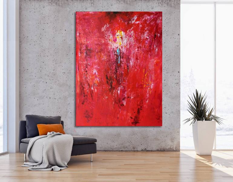 Original Fine Art Abstract Painting by Veljko Martinovic