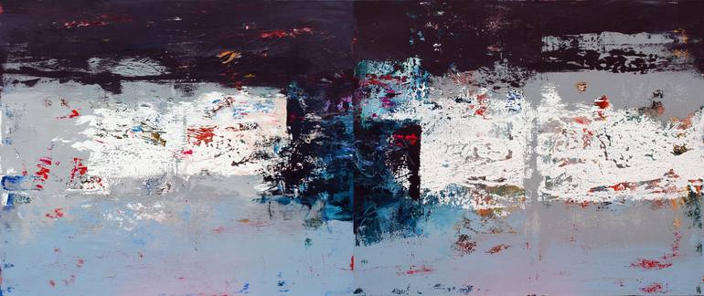 Original Modernism Abstract Painting by Veljko Martinovic