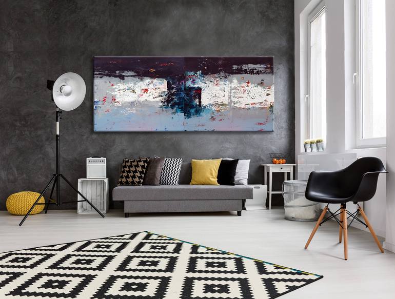 Original Modernism Abstract Painting by Veljko Martinovic