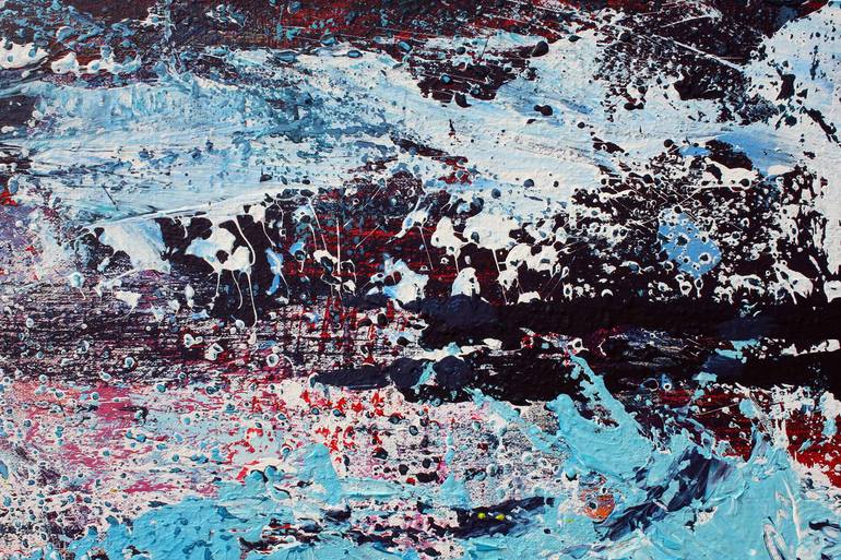 Original Abstract Expressionism Abstract Painting by Veljko Martinovic