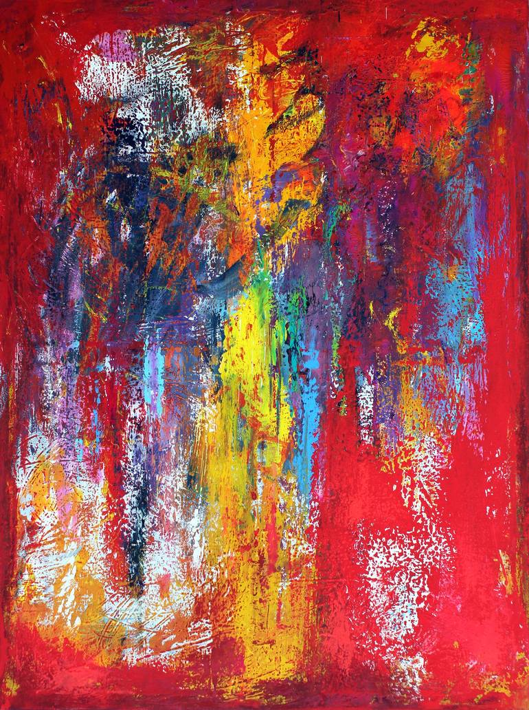 Original Fine Art Abstract Painting by Veljko Martinovic