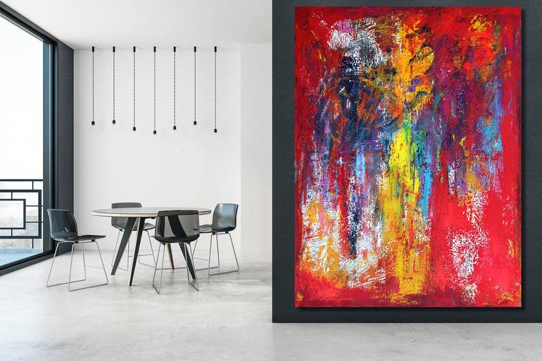 Original Fine Art Abstract Painting by Veljko Martinovic