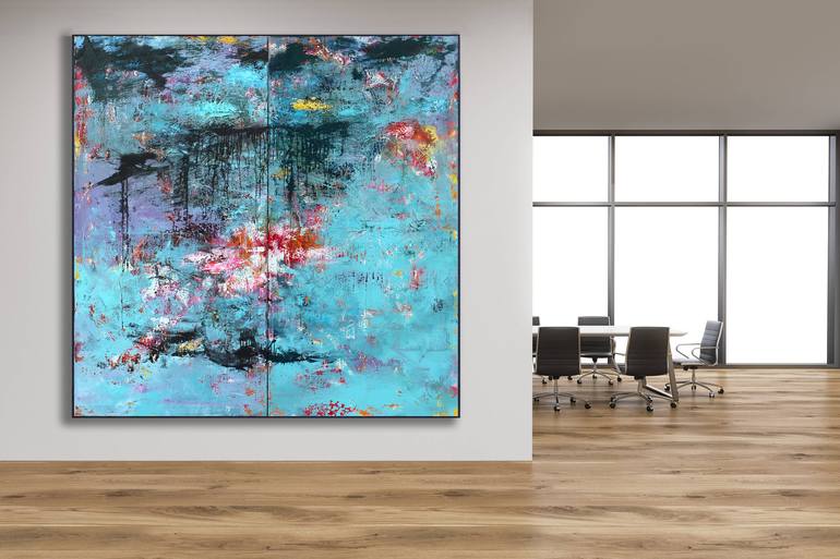 Original Fine Art Abstract Painting by Veljko Martinovic