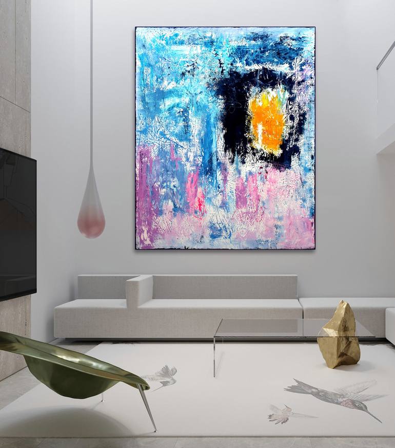 Original Fine Art Abstract Painting by Veljko Martinovic