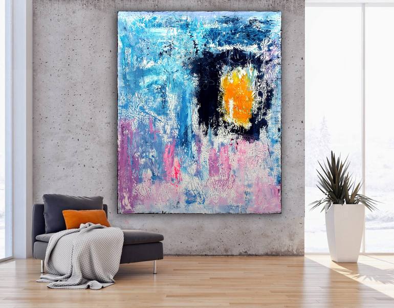 Original Fine Art Abstract Painting by Veljko Martinovic