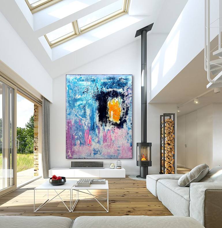 Original Fine Art Abstract Painting by Veljko Martinovic