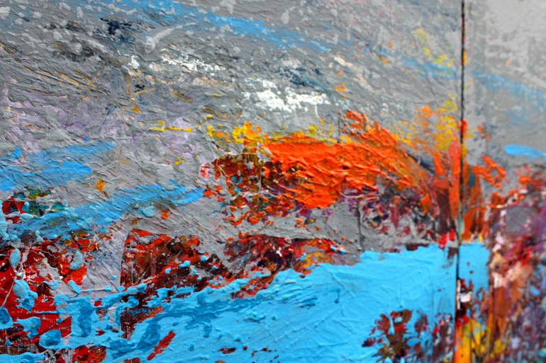 Original Modernism Abstract Painting by Veljko Martinovic