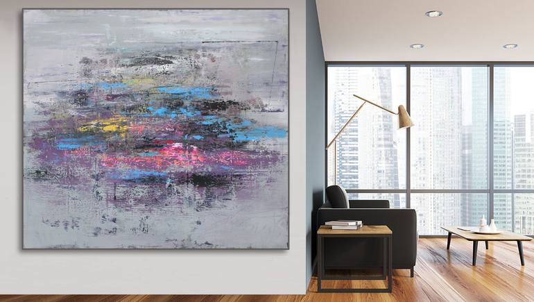 Large Painting On Canvas,Extra Large Painting On Canvas,Large Art On  Canvas,Large Interior Art