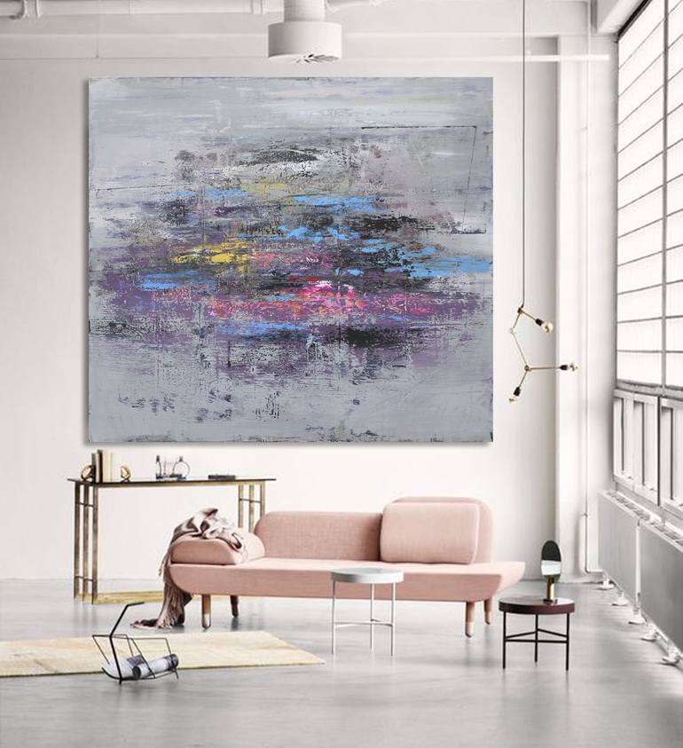 Original Fine Art Abstract Painting by Veljko Martinovic