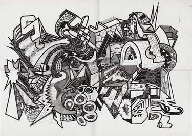 Original Abstract Drawings by romek griffiths