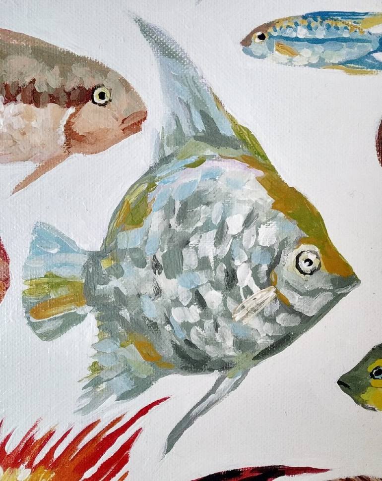 Original Realism Fish Painting by Daria Shtaldeker