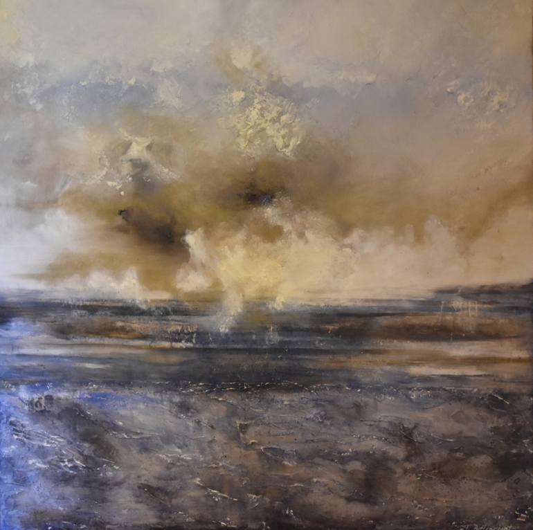 Original Modern Abstract Paintings by Tamara Bettencourt