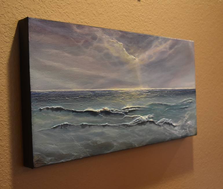 Original Impressionism Seascape Painting by Tamara Bettencourt