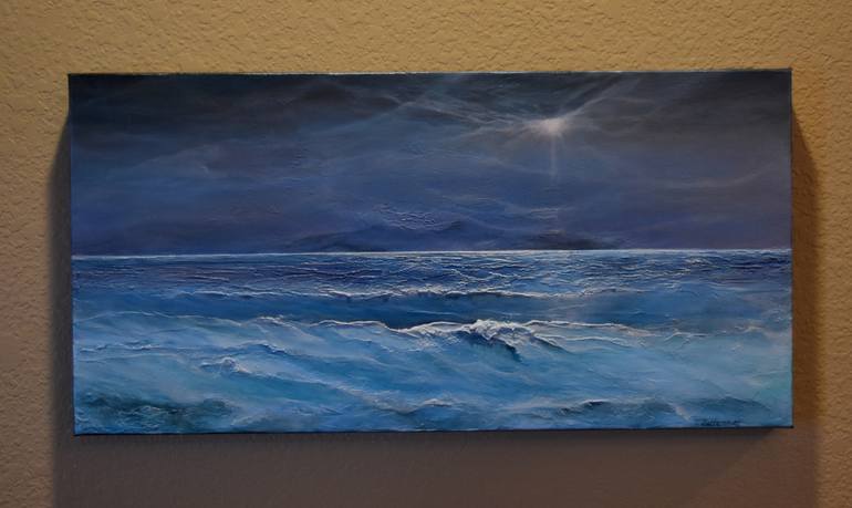 Original Impressionism Seascape Painting by Tamara Bettencourt