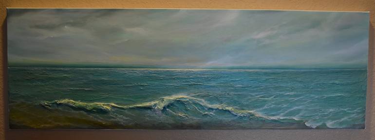 Original Impressionism Seascape Painting by Tamara Bettencourt