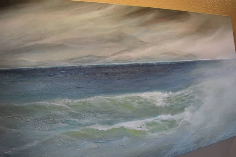 Original Impressionism Seascape Painting by Tamara Bettencourt