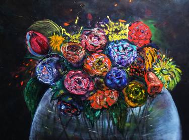 Original Floral Paintings by Gaya Kairos