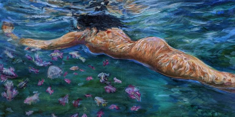 Original Water Painting by Gaya Kairos