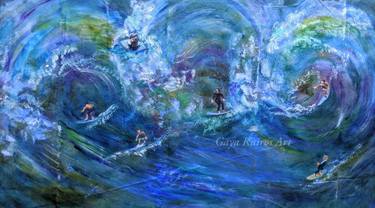 Original Expressionism Seascape Paintings by Gaya Kairos