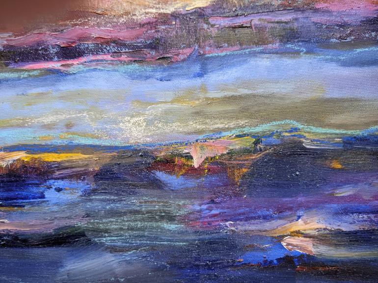 Original Abstract Expressionism Landscape Painting by Gaya Kairos