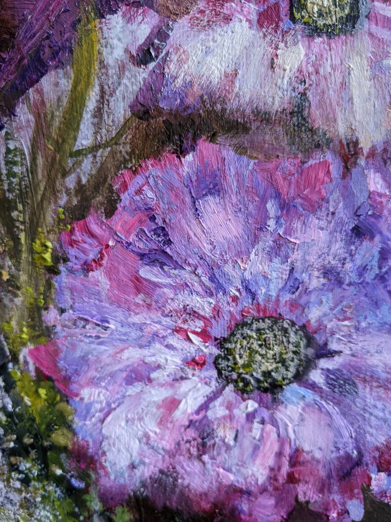 Original Impressionism Floral Painting by Gaya Kairos