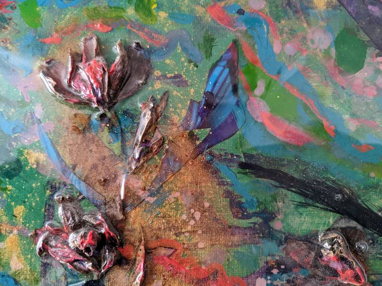 Original Expressionism Abstract Collage by Gaya Kairos