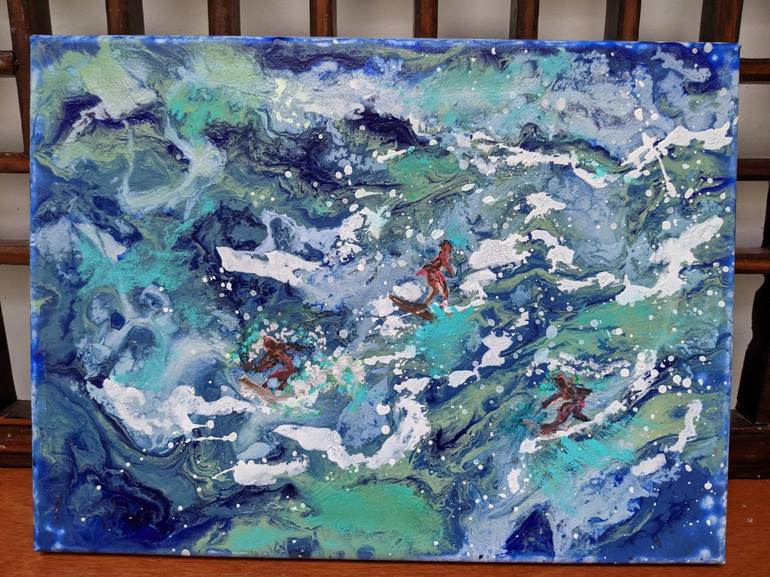 Original Water Painting by Gaya Kairos
