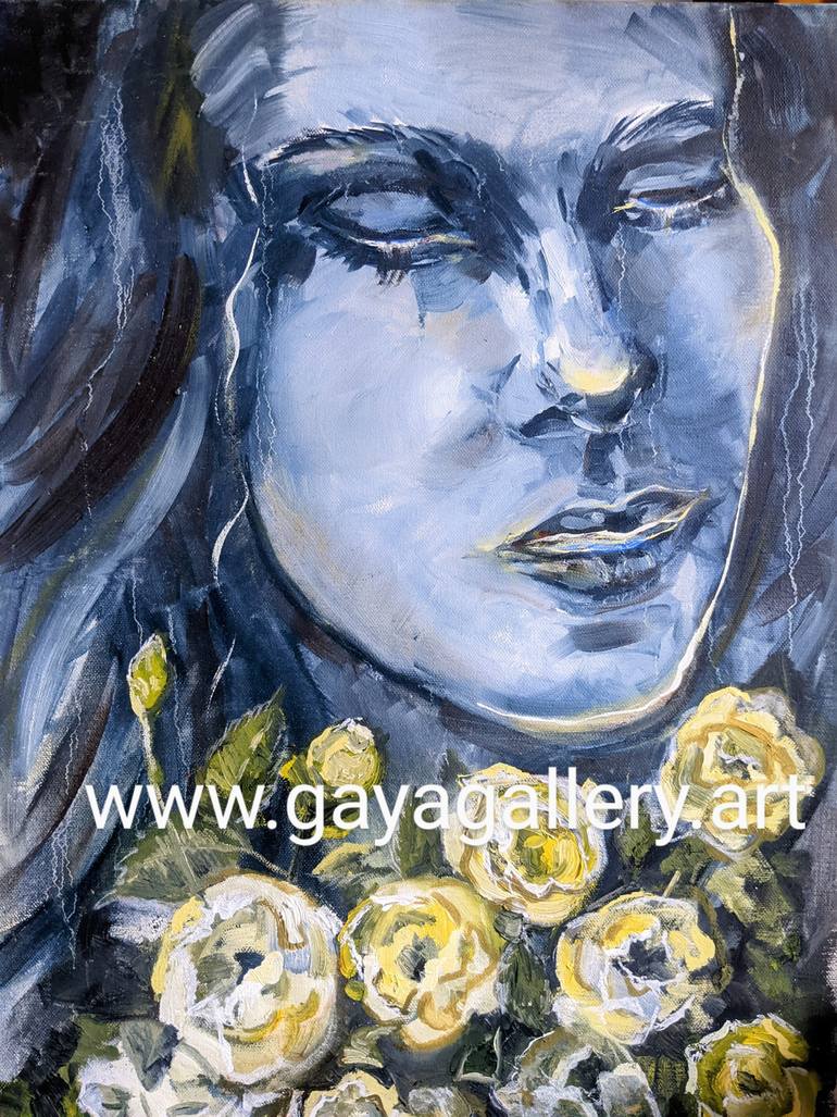 Original Expressionism Women Painting by Gaya Kairos