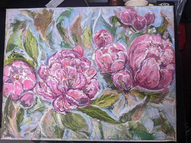 Original Fine Art Floral Painting by Gaya Kairos