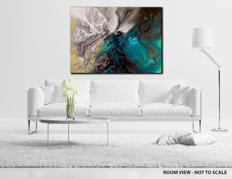 Original Abstract Expressionism Abstract Painting by Kate Challinor