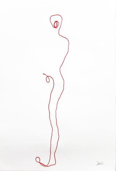 Print of Minimalism Nude Drawings by Patrice Palacio