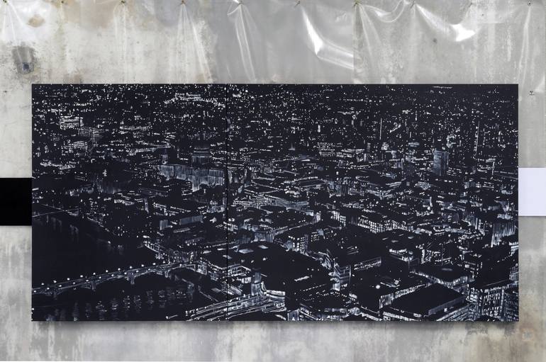 Original Cities Painting by Patrice Palacio