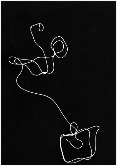 Original Minimalism Body Drawings by Patrice Palacio