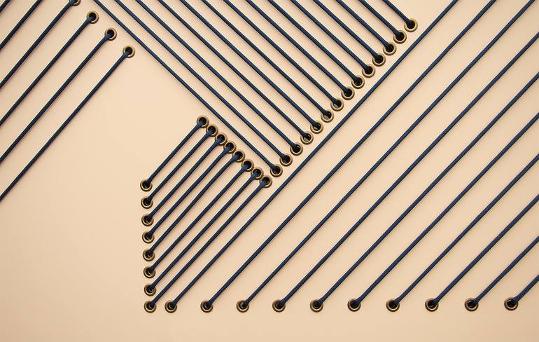 Original Minimalism Abstract Sculpture by Simon Wilson