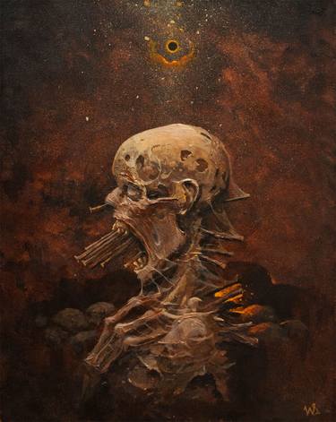 Print of Surrealism Mortality Paintings by Vladimir Chebakov