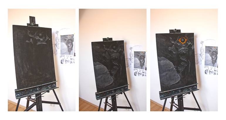 Original Abstract Other Painting by Vladimir Chebakov