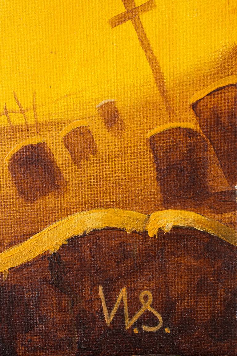 Original Pop Art Fantasy Painting by Vladimir Chebakov